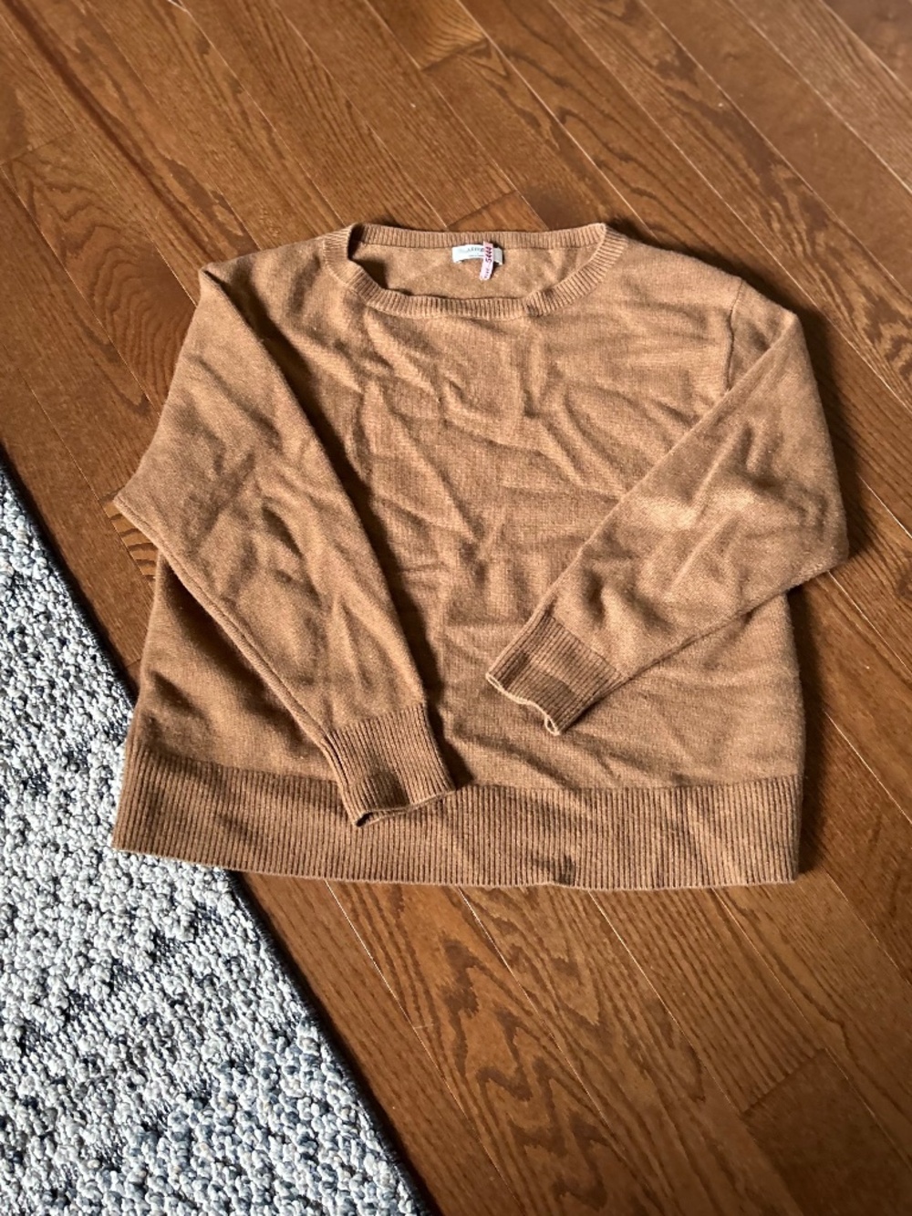 Aritzia boat neck cashemere sweater